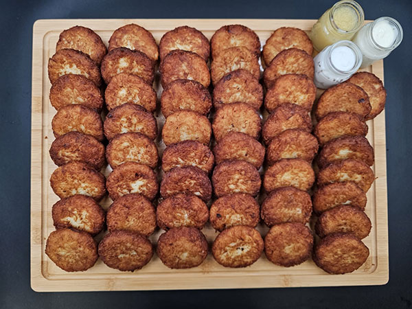 Board: Potato Latkes Board - Large - 48 Latkes